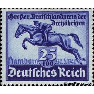 Germany 1940 Show Jumping-Stamps-Germany-Mint-StampPhenom