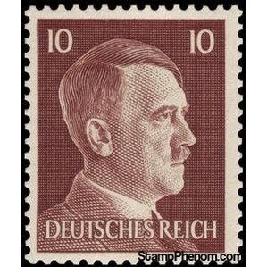 Germany 1941 Adolf Hitler (1889-1945), Chancellor, 10r-Stamps-Germany-Mint-StampPhenom