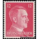 Germany 1941 Adolf Hitler (1889-1945), Chancellor, 12r-Stamps-Germany-Mint-StampPhenom