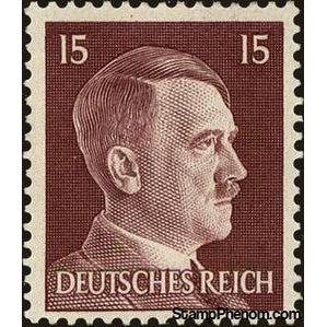 Germany 1941 Adolf Hitler (1889-1945), Chancellor, 15r-Stamps-Germany-Mint-StampPhenom
