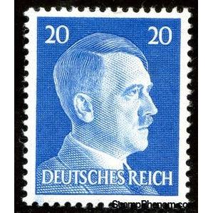 Germany 1941 Adolf Hitler (1889-1945), Chancellor, 20r-Stamps-Germany-Mint-StampPhenom