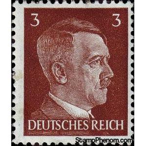 Germany 1941 Adolf Hitler (1889-1945), Chancellor, 3r-Stamps-Germany-Mint-StampPhenom