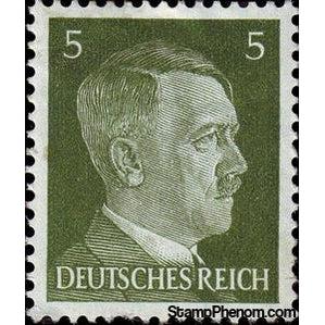 Germany 1941 Adolf Hitler (1889-1945), Chancellor, 5r-Stamps-Germany-Mint-StampPhenom
