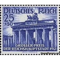 Germany 1941 Brandenburg Gate-Stamps-Germany-Mint-StampPhenom