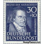 Germany 1951 Johann Heinrich Pestalozzi (1746-1827)-Stamps-Germany-Mint-StampPhenom