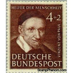 Germany 1951 St. Vincent de Paul (1581-1660)-Stamps-Germany-Mint-StampPhenom