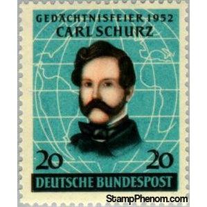 Germany 1952 Carl Schurz (1829-1906)-Stamps-Germany-Mint-StampPhenom