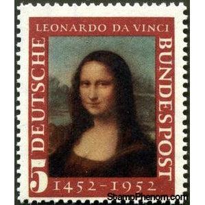 Germany 1952 Mona Lisa Gioconda-Stamps-Germany-Mint-StampPhenom