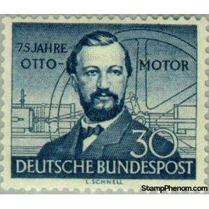 Germany 1952 Nikolaus Otto (1832-1891)-Stamps-Germany-Mint-StampPhenom