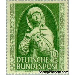 Germany 1952 Nüremberg Madonna-Stamps-Germany-Mint-StampPhenom