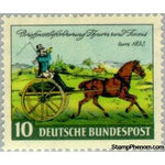 Germany 1952 Thurn and Taxis Mail Carriage 1846-Stamps-Germany-Mint-StampPhenom