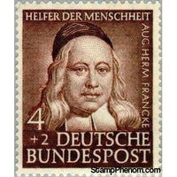 Germany 1953 August Hermann Francke (1663-1727), protestant theologian-Stamps-Germany-Mint-StampPhenom