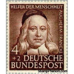 Germany 1953 August Hermann Francke (1663-1727), protestant theologian-Stamps-Germany-Mint-StampPhenom