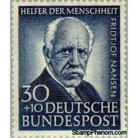 Germany 1953 Fridtjof Nansen (1861-1930), norwegian arctic explorer-Stamps-Germany-Mint-StampPhenom