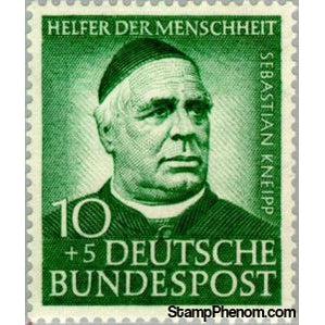 Germany 1953 Sebastian Kneipp (1821-1897), catholic priest-Stamps-Germany-Mint-StampPhenom