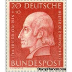 Germany 1954 Johann Friedrich Oberlin (1740-1826), parish priest-Stamps-Germany-Mint-StampPhenom