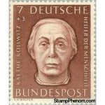 Germany 1954 Käthe Kollwitz (1867-1945), Graphic artist and painter-Stamps-Germany-Mint-StampPhenom