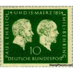 Germany 1954 Prof. Paul Ehrlich (1854-1915), Emil von Behring (1854-1917)-Stamps-Germany-Mint-StampPhenom