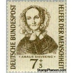 Germany 1955 Amalie Sieveking (1794-1859)-Stamps-Germany-Mint-StampPhenom