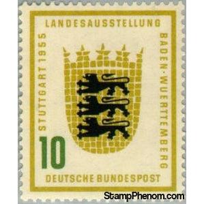 Germany 1955 Coat of arms of Baden-Württemberg-Stamps-Germany-Mint-StampPhenom