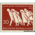 Germany 1955 Displaced group-Stamps-Germany-Mint-StampPhenom