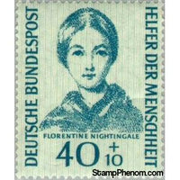 Germany 1955 Florence Nightingale (1820-1910)-Stamps-Germany-Mint-StampPhenom