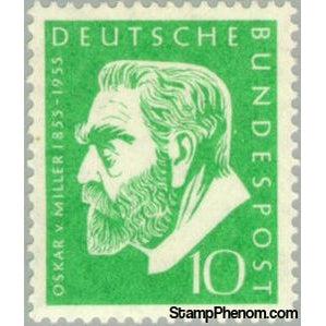 Germany 1955 Oskar von Miller (1855-1934)-Stamps-Germany-Mint-StampPhenom