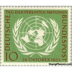 Germany 1955 UN Emblem-Stamps-Germany-Mint-StampPhenom