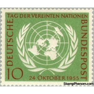 Germany 1955 UN Emblem-Stamps-Germany-Mint-StampPhenom