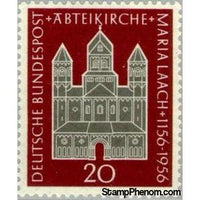 Germany 1956 800th Anniversary Abbey church Maria Laach-Stamps-Germany-Mint-StampPhenom