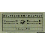 Germany 1956 Booklet-Prof. Dr. Theodor Heuss (1884-1963)-Stamps-Germany-Mint-StampPhenom