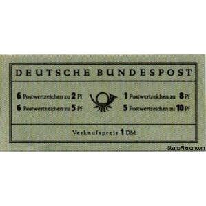 Germany 1956 Booklet-Prof. Dr. Theodor Heuss (1884-1963)-Stamps-Germany-Mint-StampPhenom