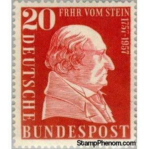 Germany 1957 200th Birthday of Baron vom Stein-Stamps-Germany-Mint-StampPhenom