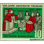 Germany 1957 500 Years University Freiburg-Stamps-Germany-Mint-StampPhenom