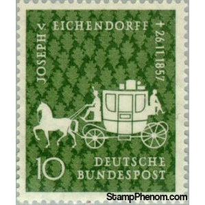 Germany 1957 Carriage-Stamps-Germany-Mint-StampPhenom