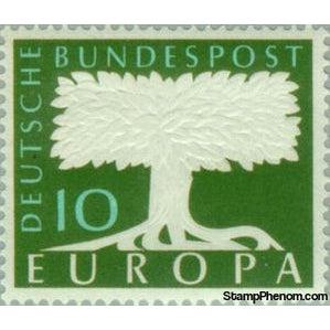 Germany 1957 Stylized Tree-Stamps-Germany-Mint-StampPhenom