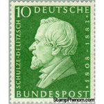 Germany 1958 Hermann Schulze-Delitzsch (1808-1883)-Stamps-Germany-Mint-StampPhenom