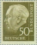 Germany 1958 Prof. Dr. Theodor Heuss (1884-1963), 1st German President-Stamps-Germany-Mint-StampPhenom