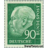 Germany 1958 Prof. Dr. Theodor Heuss (1884-1963), 1st German President-Stamps-Germany-Mint-StampPhenom