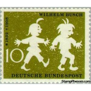 Germany 1958 Wilhelm Busch - Max and Moritz-Stamps-Germany-Mint-StampPhenom