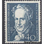 Germany 1959 Death Centenary of Alexander Humboldt-Stamps-Germany-Mint-StampPhenom