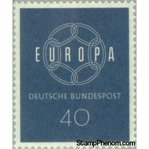 Germany 1959 EUROPA - Closed Chain-Stamps-Germany-Mint-StampPhenom