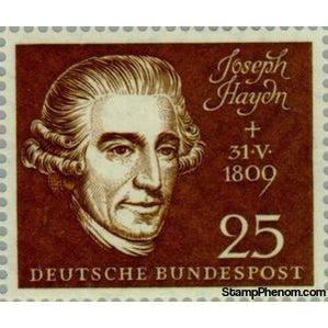 Germany 1959 Joseph Haydn (1732-1809)-Stamps-Germany-Mint-StampPhenom