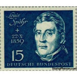 Germany 1959 Louis Spohr (1784-1859)-Stamps-Germany-Mint-StampPhenom