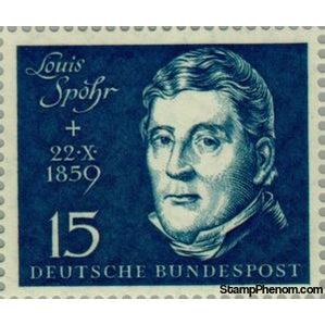 Germany 1959 Louis Spohr (1784-1859)-Stamps-Germany-Mint-StampPhenom