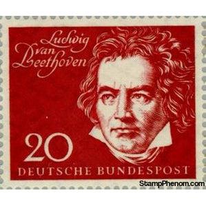 Germany 1959 Ludwig van Beethoven (1770-1827)-Stamps-Germany-Mint-StampPhenom