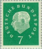 Germany 1959 Prof. Dr. Theodor Heuss (1884-1963), 1st German President-Stamps-Germany-Mint-StampPhenom