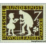 Germany 1959 Scene from the fairy tale "The Star Money"-Stamps-Germany-Mint-StampPhenom