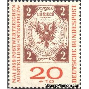 Germany 1959 Stamp Exhibition INTERPOSTA, 2nd issue-Stamps-Germany-Mint-StampPhenom