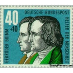 Germany 1959 Wilhelm (1786-1859) and Jakob Grimm (1785-1863)-Stamps-Germany-Mint-StampPhenom